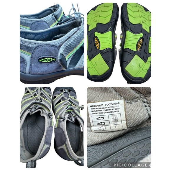 Keen Newport H2 Waterproof Hiking Sport Sandals Women US 7 UK 6 EU 39 Gray Green - Picture 9 of 16